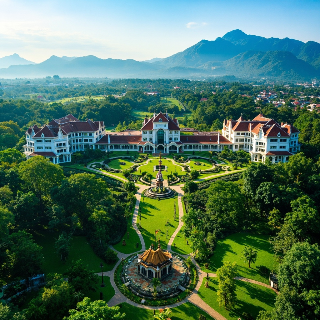 清迈大学校园全景