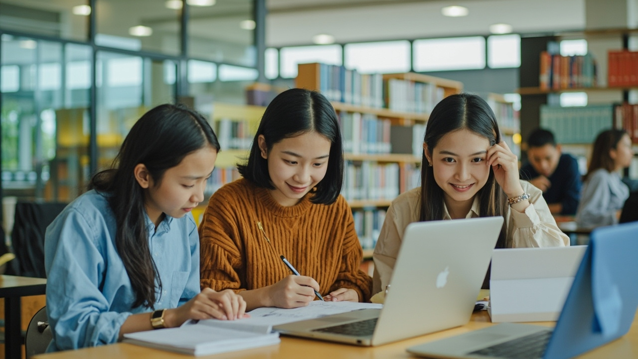 清迈大学留学生学习场景