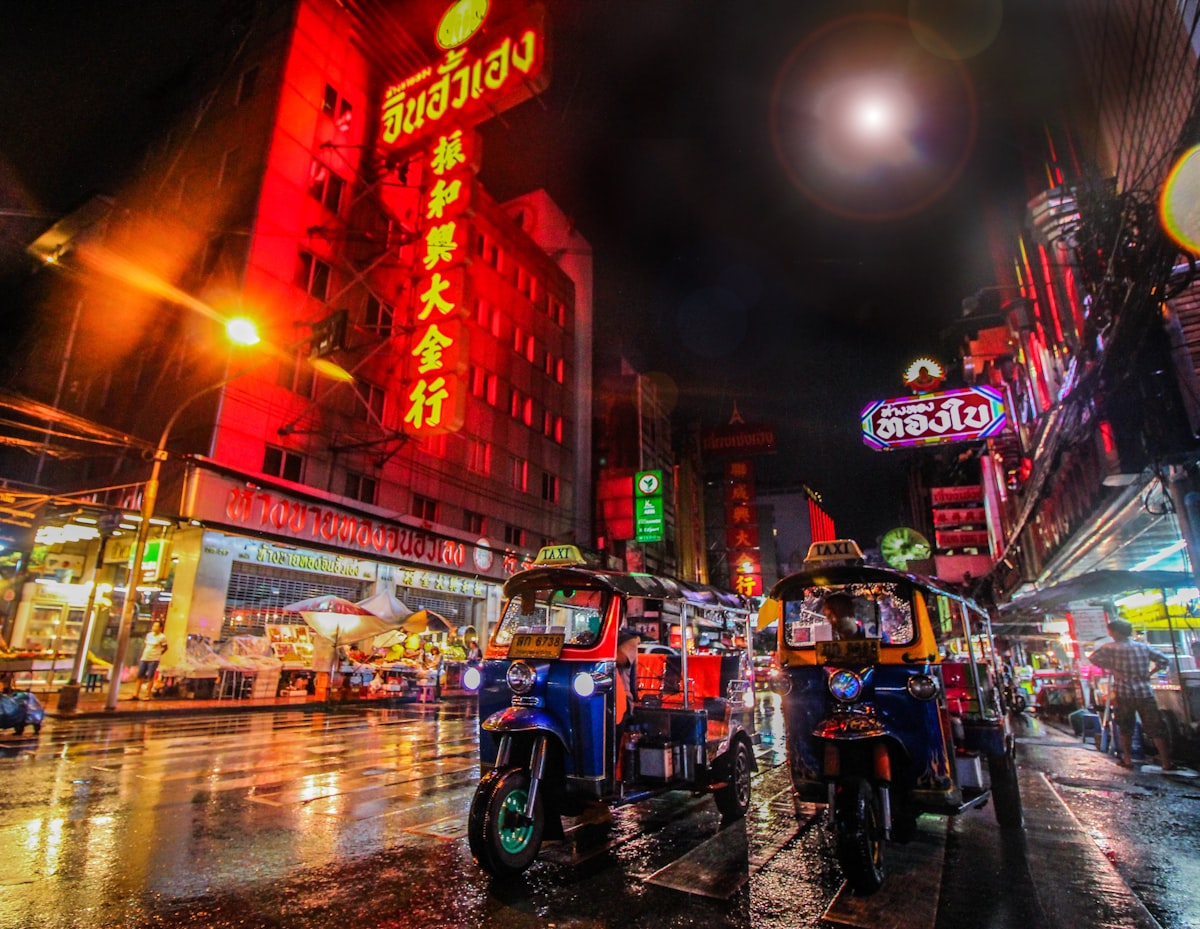 曼谷CBD商圈夜景