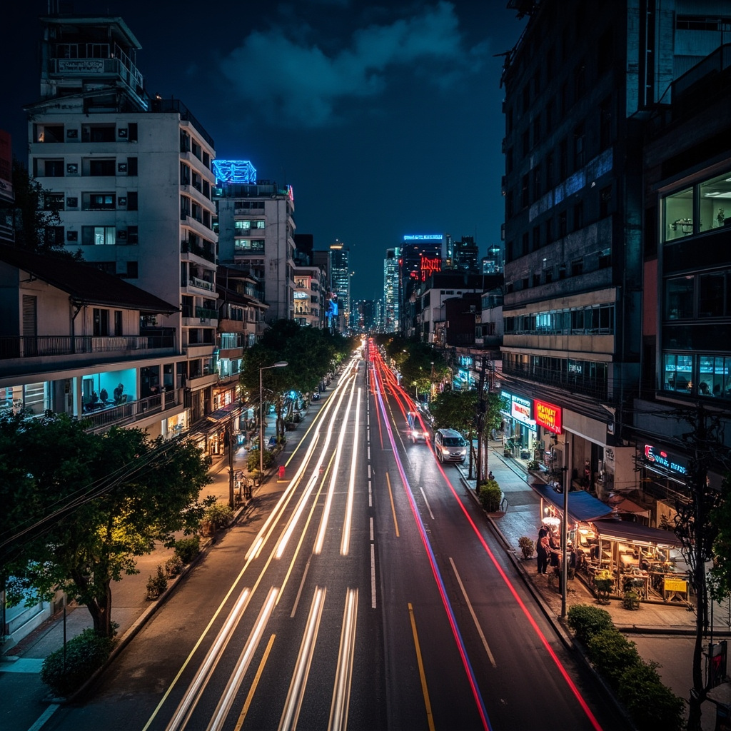 清迈宁曼路夜间商业氛围